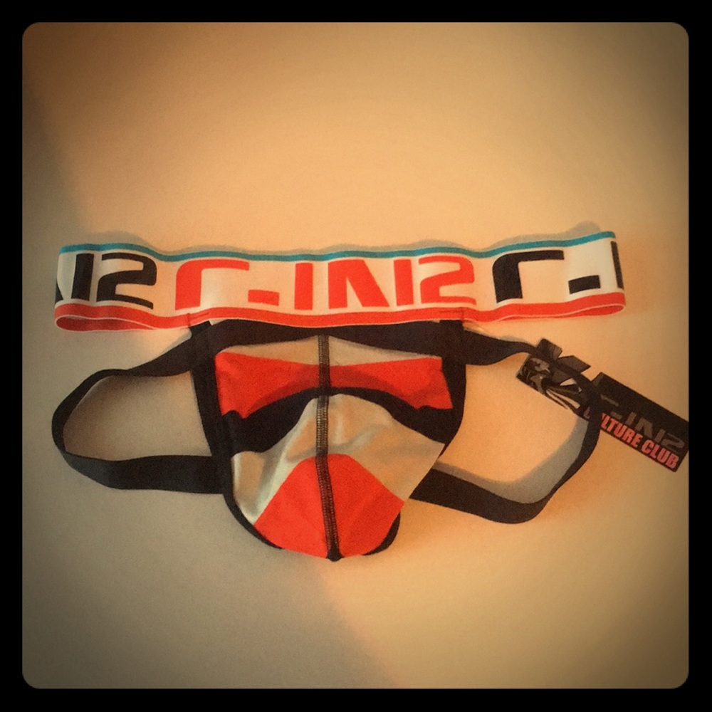 Men’s Cin-2 Club Jock - Sz M -NWT Orange